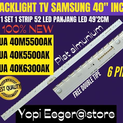 Jual BACKLIGHT TV LED SAMSUNG 40 INCH 40M5500 40K5500 40K6300 BACKLIGHT