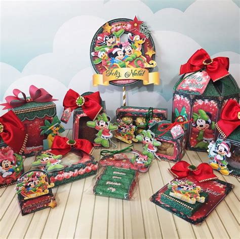 Kit Natal Minnie E Mickey Arquivo Digital Elo