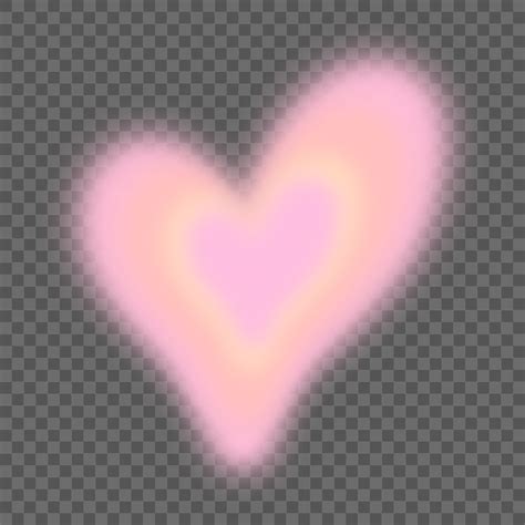 Blurry Heart Png Sticker Transparent Premium Png Rawpixel