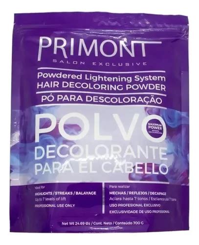 Kit Polvo Decolorante Primont Doy Pack Polvo Deoclorante Tono