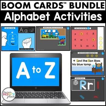 Boom Cards Alphabet Activities Bundle Digital Task Cards Distance