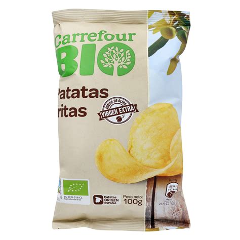 Patatas Fritas En Aceite De Oliva Ecol Gicas Carrefour Bio G