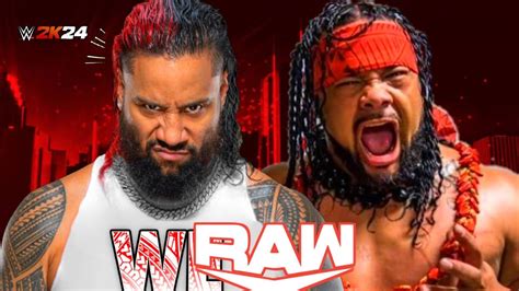 Jimmy Uso Vs Jacob Fatu Wwe Raw Extreme Rules Match Wwe K Youtube