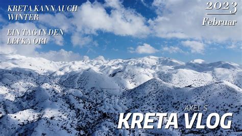 Winter Auf Kreta Ein Tag Im Schnee Griechenland Auswanderer