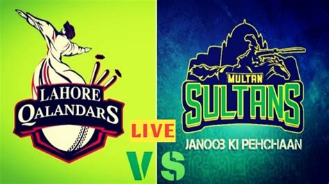 Multan Sultan Vs Lahore Qalandars Live Match Preview YouTube