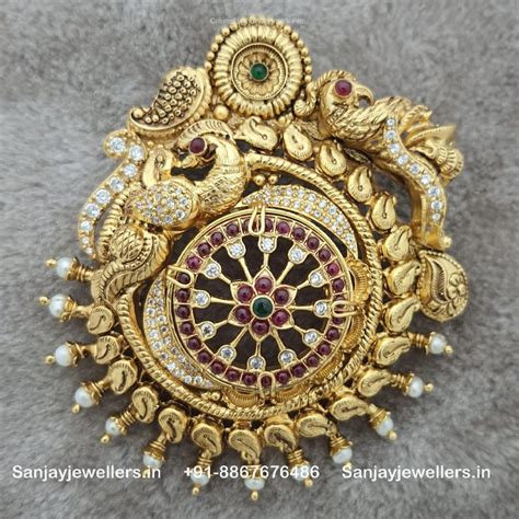 Silver Gold Polish Pendant - Sanjay Jewellers