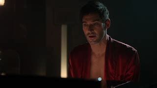Auscaps Tom Ellis Nude In Lucifer Bloody Celestial Karaoke Jam