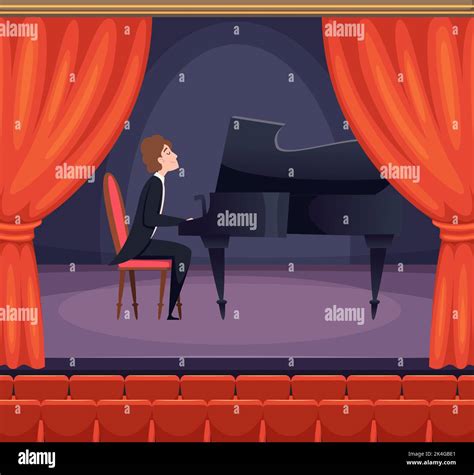Musical Theatre Performer Stock Vector Images Alamy