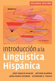 PDF Introducción a la lingüística hispánica de José Ignacio Hualde