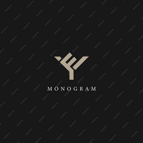 Premium Vector | YF logo design vector image