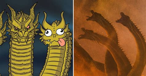 Godzilla 10 Hilarious King Ghidorah In A Nutshell Memes That Cant