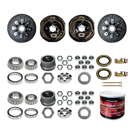 7000 Lb Trailer Axle Electric Brake Tk Service Kit 7k Capacity Axle Service Kits The