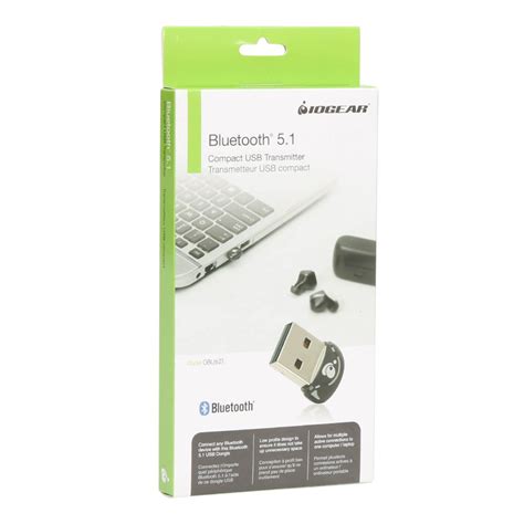 Iogear Compact Usb Bluetooth 51 Transmitter Micro Center