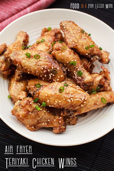 Air Fryer Mango Habanero Chicken Wings Recipe Food Is Four Letter Word