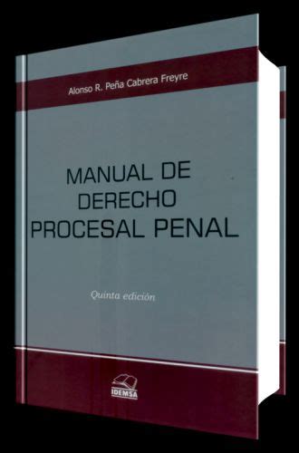 Manual De Derecho Procesal Penal Librer A Juridica Legales Libros