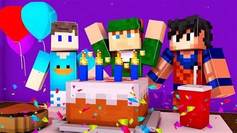 Festa De AniversÁrio Surpresa Para O Robin Hood Gamer No Minecraft