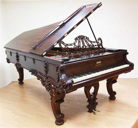 Chickering Victorian Concert Grand Piano – Antique Piano Shop