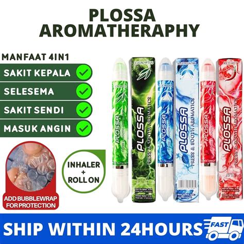 Plossa Minyak Angin Dalam Aromatheraphy Roll On Inhaler In