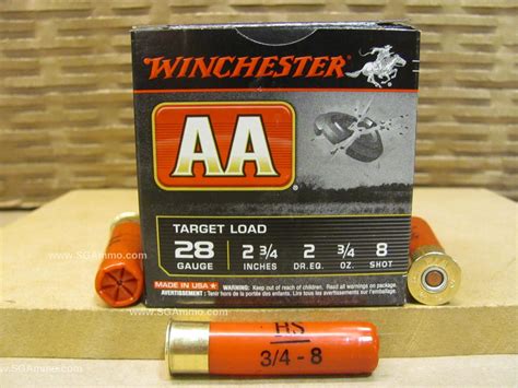 Round Box Gauge Inch Ounce Number Shot Winchester Aa