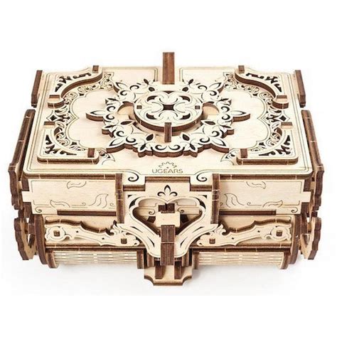 Ugears Maquette Bois Coffre Antique Cm Puzzle D