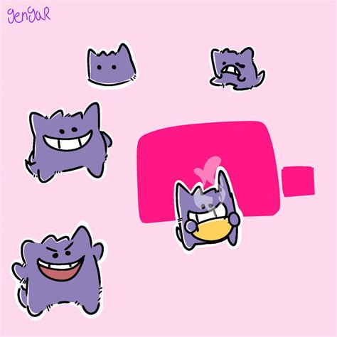 Gengar By Fluffycreampuffcat On Deviantart