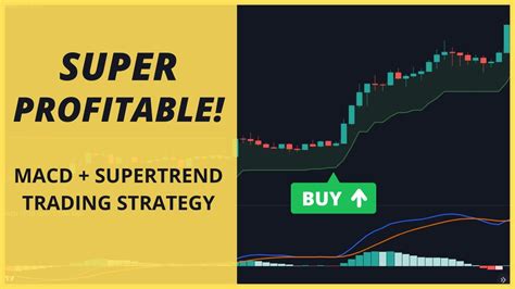 Highly Profitable Macd Supertrend Strategy For Day Trading Forex