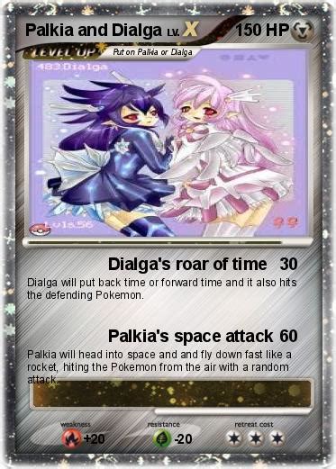 Pokémon Palkia and Dialga 8 8 - Dialga's roar of time - My Pokemon Card