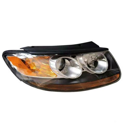 Pair For 2007 2012 Hyundai Santa Fe Headlights Set Left Right HeadLamps