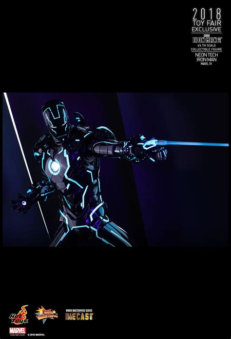 Iron Man Neon Tech Iron Man Mark Iv Hot Toys
