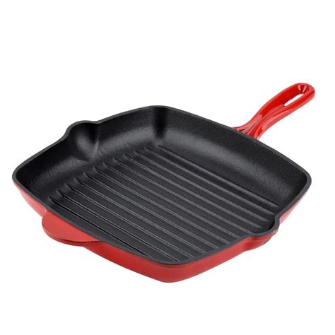 Non Stick Cast Iron Grill Pan Dazzling Decor