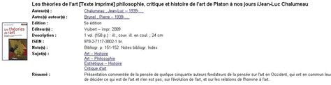 Les Notices Bibliographiques Passeport Documentaire Perfectionnement