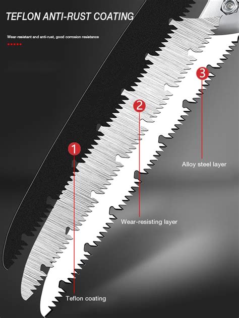 Dtbd Folding Saw Heavy Duty Extra Long Blade Hand Saw For Wood Camping Diy Wood Pruning Saw With