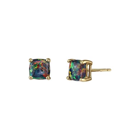 Aggregate More Than Black Opal Gold Earrings Best Tdesign Edu Vn