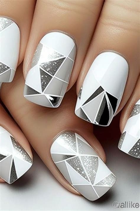 Embrace Sunny Days With White Chrome Nail Styles Chrome Nails White