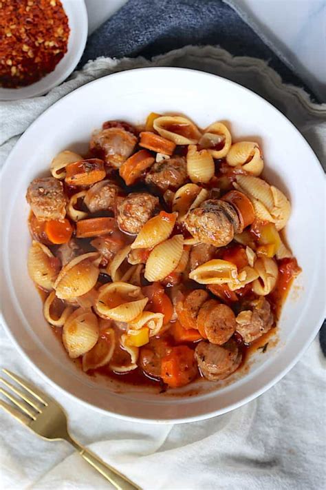 Slow Cooker Sausage Casserole – Tasty Oven