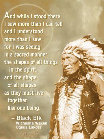 Black Elk Speaks Native American Quotes Native American Wisdom