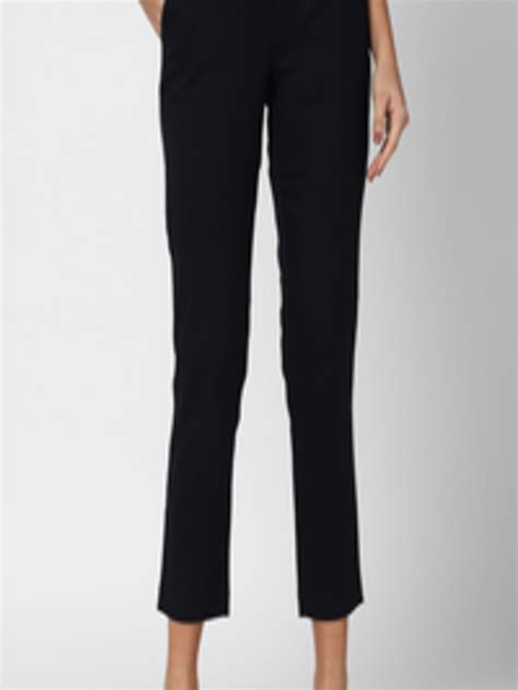 Buy Van Heusen Woman Black Regular Trousers Trousers For Women 17931050 Myntra