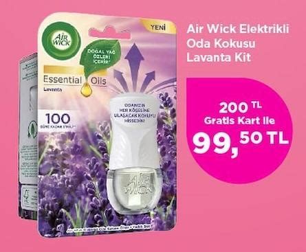 Air Wick Elektrikli Oda Kokusu Lavanta Kit Ndirimde Market