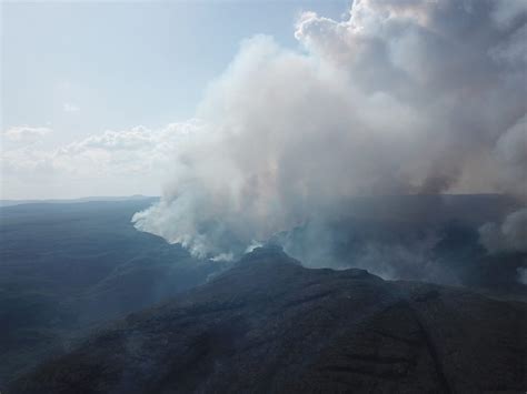 Fogo No Parque Nacional Da Chapada Diamantina Destrói área De 24 Mil