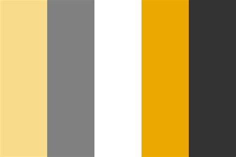 Old Yellow With Greys Color Palette Grey Color Palette Color Palette