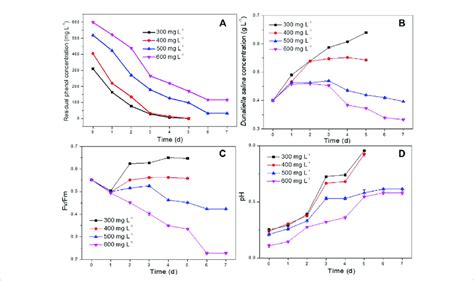 Effect of phenol concentrations on phenol degradation and the growth of... | Download Scientific ...