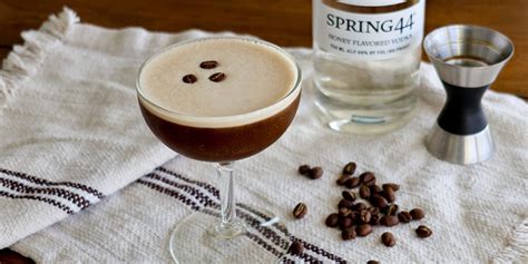 Honey Vodka Espresso Martini From Spring44