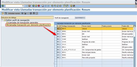 Personalización De La Transacción Md04 Programa En Línea