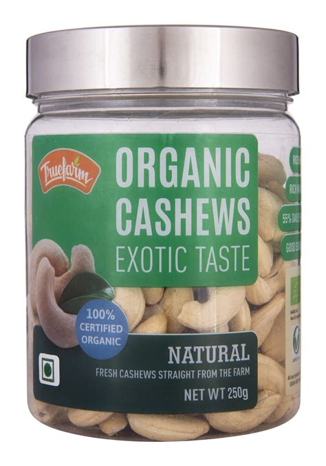 Organic Natural Cashews (250g) - IC Organic