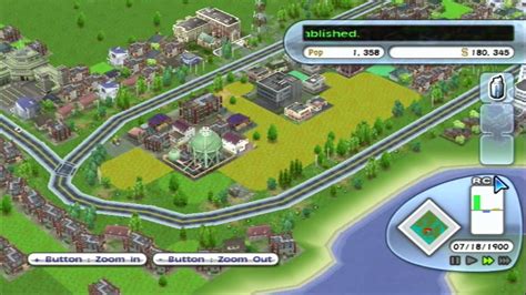 Simcity Creator Wii Gameplay Youtube