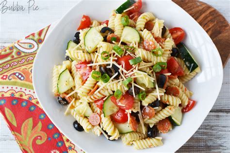 Easy Rotini Pasta Salad Recipe BubbaPie