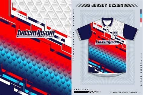 Premium Vector Mock Up Background For Sports Jerseys Race Jerseys