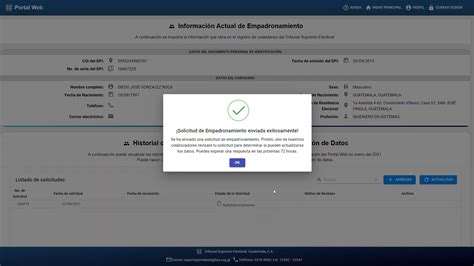 Empadronamiento O Actualización De Residencia Electoral Ayuda Del Portal Web Tse