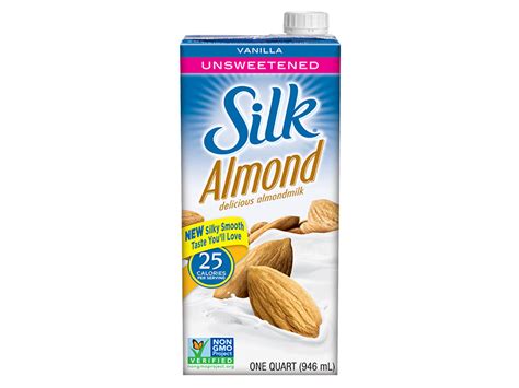 Home All Products Allergens Milk Silk Unsweetened Vanilla Almond Milk 6 1 Qt Case 1457