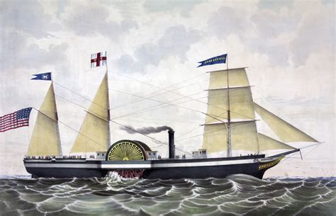 Packet Steamer Sailing Ship Free Stock Photo - Public Domain Pictures